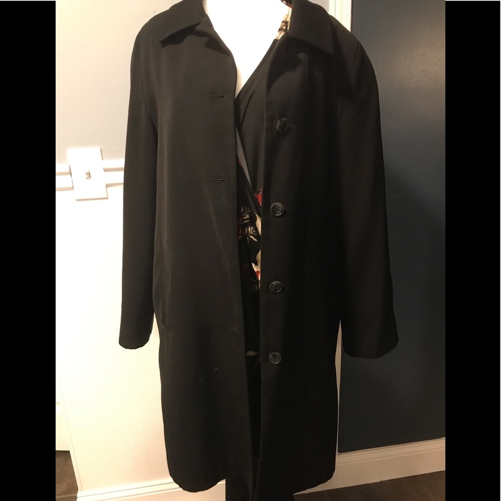Classic black coat size large